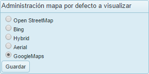 3. Control de mapa a visualizar en los módulos