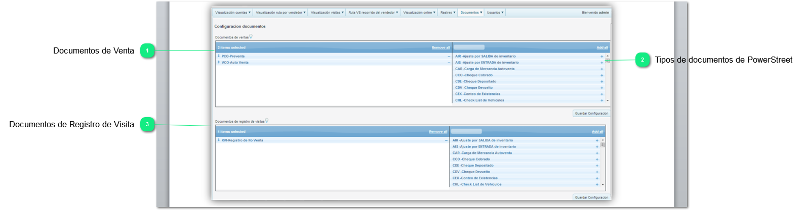 2.2 Documentos PowerStreet GIS