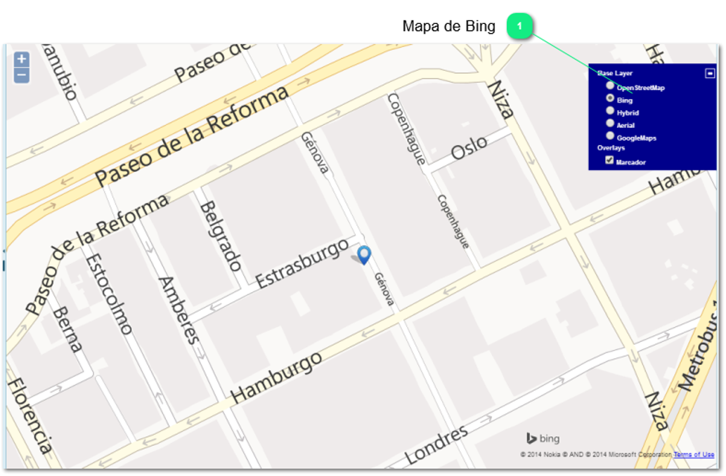 5.2  Mapa Bing